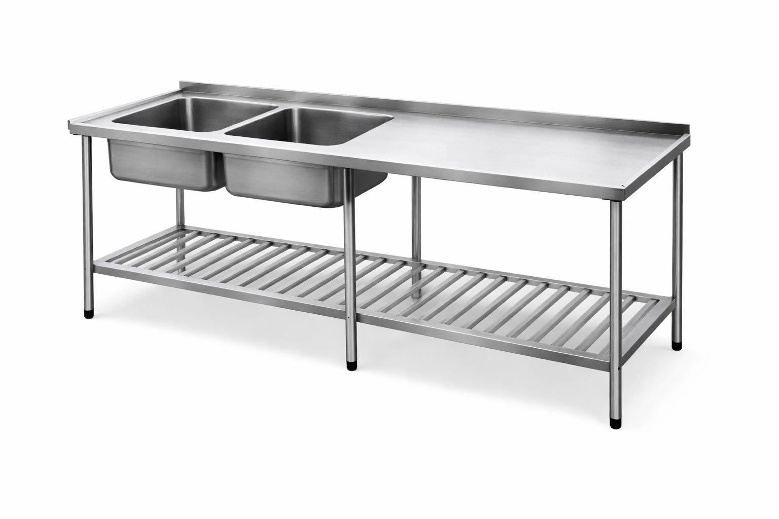 Bancada Inox Industrial 2m